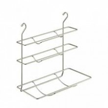 Полка для рулонов 327х165х358 мм, хром