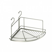 Полка угловая большая 320х320х280 мм, хром