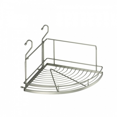 Полка угловая большая 320х320х280 мм, хром