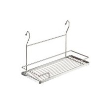 Полка одинарная 450х210х300 мм, хром