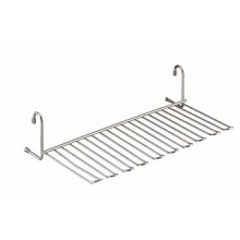 Полиця для фужерів велика 410х200х100 мм, хром