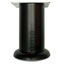 Ніжка меблева Sigma D-50 чорна T-100 (MZ-1410)
