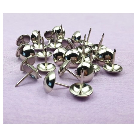Гвоздь декоративный серебро