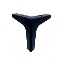 Ніжка меблева F 435 чорний матовий