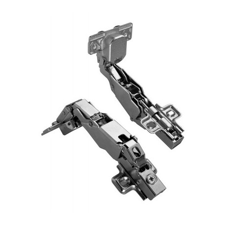 Петля 165* с доводчиком+ монтажная планка CLIP GTV ZP-HCKT165-BE