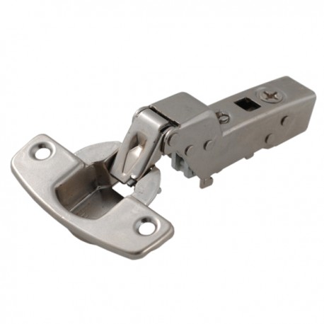 Петля полунакладная 110* с доводчиком+монтажная планка CLIP ZM-ZNHC0TV