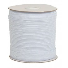 Резинка бухтова 10 мм біла