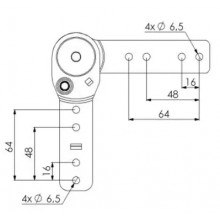 Підголівник 6001/8 - 8 положень, 72°
