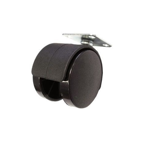 Ролик мебельный Sigma с площадкой d-40 пластик