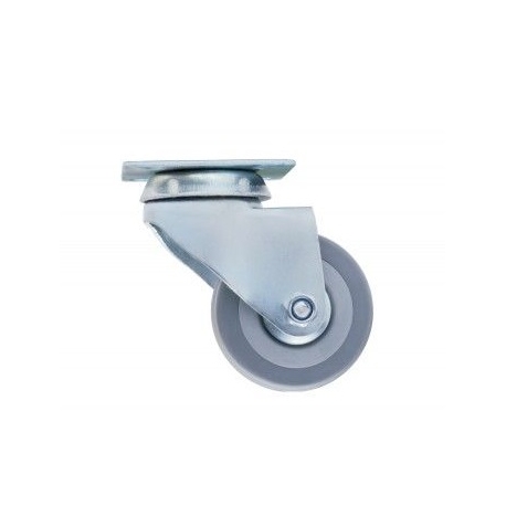 Ролик Sigma d-75 на мет. платформе резиновый с подшипником