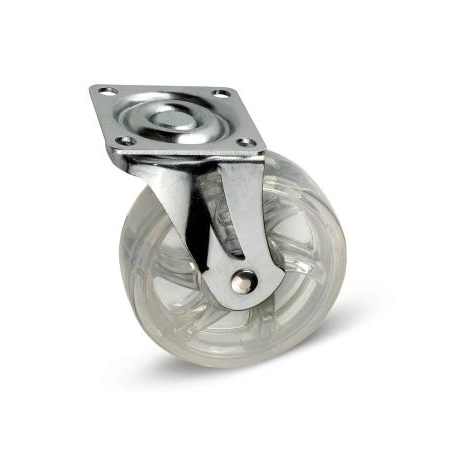 Колесо мебельное Sigma KM-A050MM-00 прозрачное