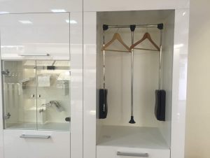 Пантографы (гардеробные лифты), мебельные петли